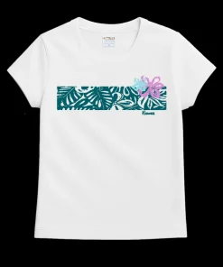 Into Bloom - White Short Sleeve Crewneck T-Shirt