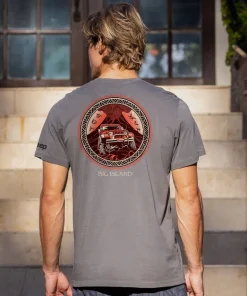 Jeep Volcano - Smoke Short Sleeve Pima T-Shirt