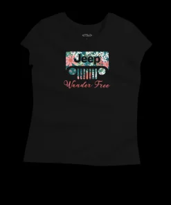 Jeep® Wander Free - Jet Black Short Sleeve Pima T-Shirt