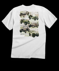 Jeep® Wrangler Evolution - White Short Sleeve Crewneck T-Shirt