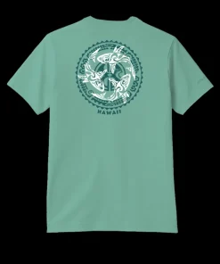 Kako Tri Mano - Seagreen Short Sleeve Pima T-Shirt