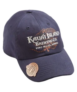Kauai Island Brewing Co Logo - Navy Bottle Opener Hat