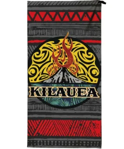 Kilauea Flame - Microfiber Beach Towel