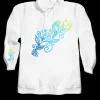 Lacey - White Long Sleeve Lightweight Pullover