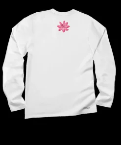 Lily Tattoo - White Long Sleeve Crewneck T-Shirt
