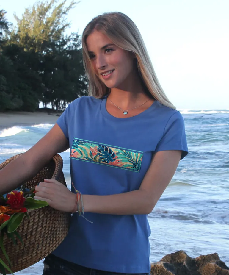 Mango Band - Sapphire Short Sleeve Pima T-Shirt