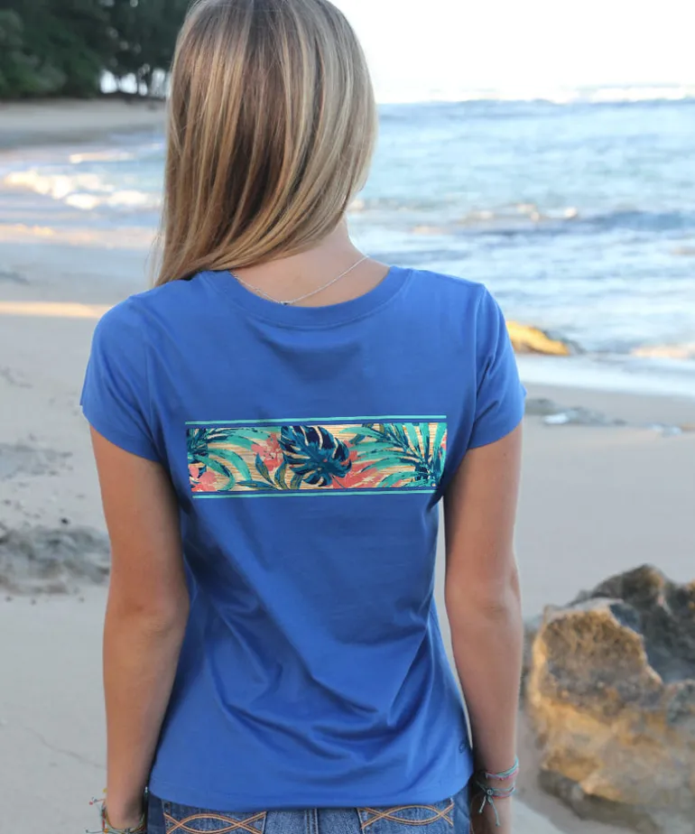 Mango Band - Sapphire Short Sleeve Pima T-Shirt