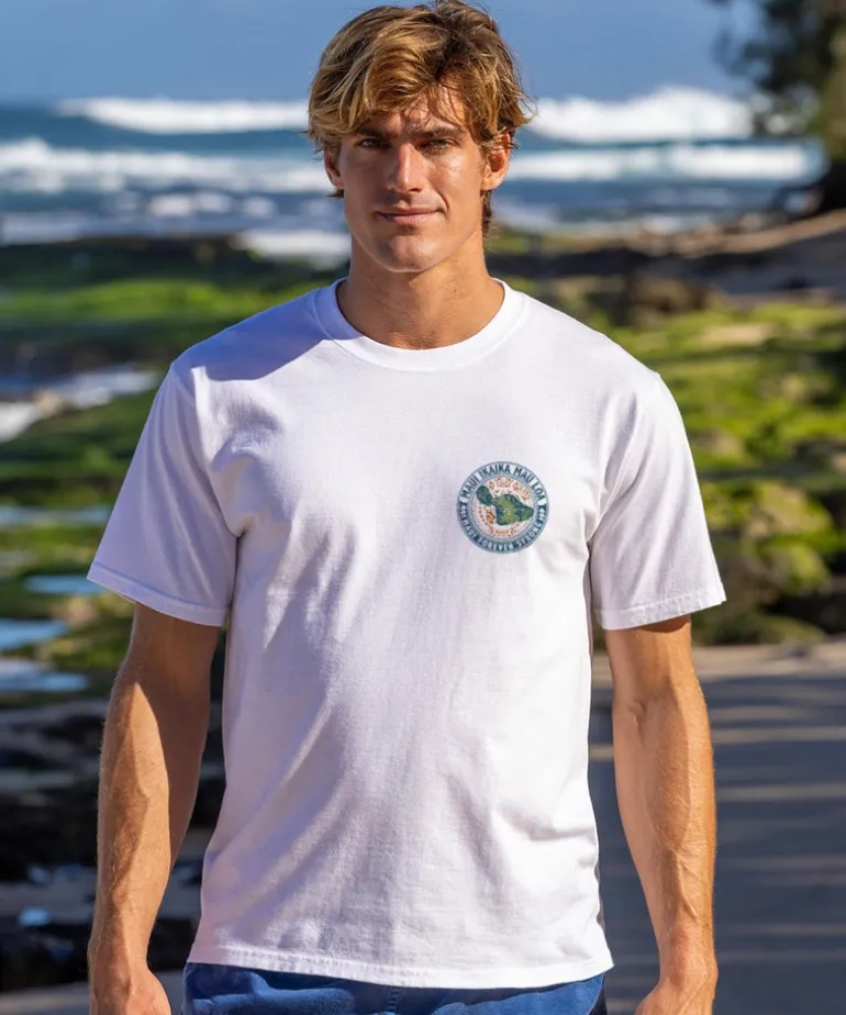 Maui Forever Strong - White Short Sleeve Crewneck T-Shirt