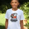 Musubi Sharka™ - White Short Sleeve Crewneck T-Shirt