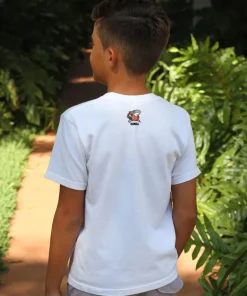Musubi Sharka™ - White Short Sleeve Crewneck T-Shirt