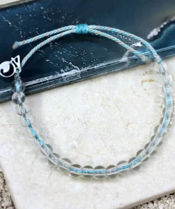 4Ocean Porpoises - Light Blue/White Bracelet