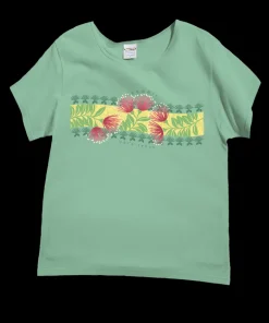 Ohia Lehua Band - Key Lime Dyed Short Sleeve Scoop Neck T-Shirt