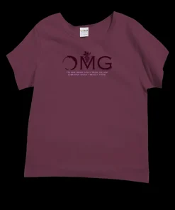OMG Wine - Wine Dyed Short Sleeve Scoop Neck T-Shirt
