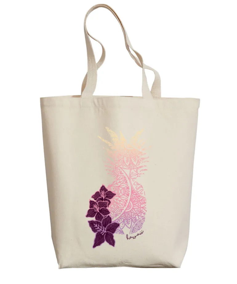 Pineapple Dream - Natural Weekend Tote