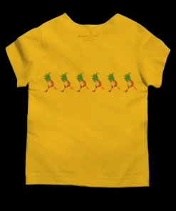 Pineapple Run - Pineapple Dyed Short Sleeve Scoop Neck T-Shirt