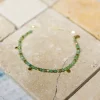 Pura Vida Jade Beaded Gold Bracelet