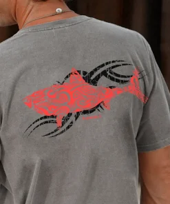 Red Shark - Crater Dyed® Short Sleeve Crewneck T-Shirt
