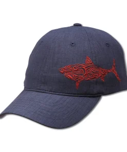 Red Shark - Navy Polyester Hat