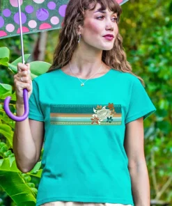 Retro Honu Puas - Ocean Short Sleeve Pima T-Shirt