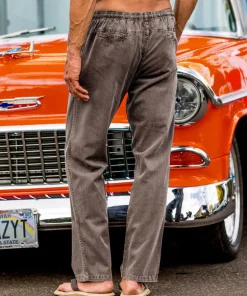 Root Beer Dyed Twill Pants