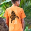 Shark Wave - Apricot Dyed Short Sleeve Crewneck T-Shirt