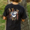 Sharka™ Surfboards - Black Short Sleeve Crewneck T-Shirt
