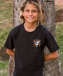 Sharka™ Surfboards - Black Short Sleeve Crewneck T-Shirt