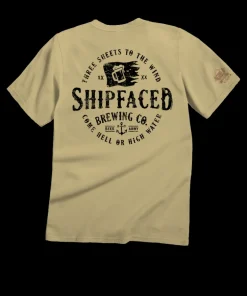Shipfaced Brew - Beer Dyed Short Sleeve Crewneck T-Shirt