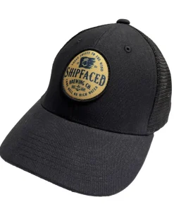Shipfaced Brew - Black Trucker Bottle Opener Hat