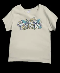Stranded Mokihana - Coconut Dyed Short Sleeve Scoop Neck T-Shirt