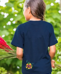 Surf Sketch - Navy Short Sleeve Crewneck T-Shirt