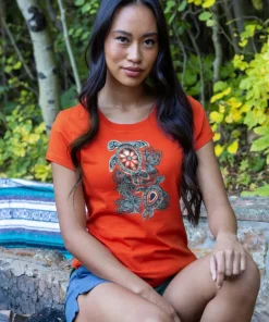Tapa Turtle - Paprika Short Sleeve Pima T-Shirt