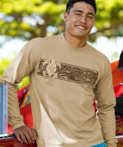 Teahi Band - Kona Coffee Dyed Long Sleeve Crewneck T-Shirt