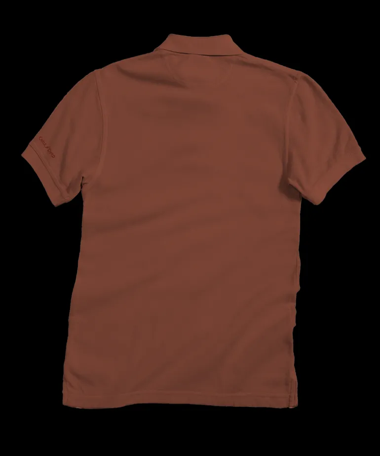 Tribal Elements - Chile Dyed Short Sleeve Oceanfront Polo Shirt