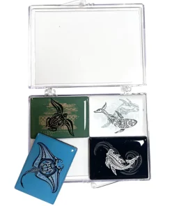Tribal Sealife 4-Piece - Magnet Set