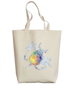 Turtle Seascape - Natural Weekend Tote