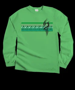 Veke Band - Green Apple Dyed Long Sleeve Crewneck T-Shirt