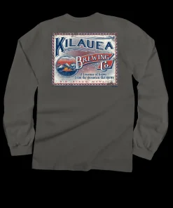 Volcano Brew - Crater Dyed® Long Sleeve Crewneck T-Shirt