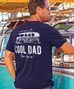 Volkswagen Cool Dad - Indigo Short Sleeve Pima T-Shirt