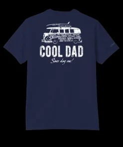 Volkswagen Cool Dad - Indigo Short Sleeve Pima T-Shirt