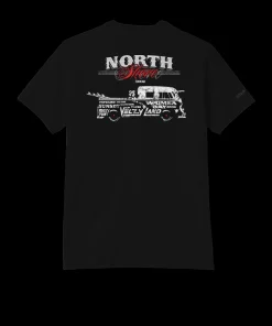 Volkswagen Cool Surf Van - Jet Black Short Sleeve Pima T-Shirt