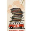 Volkswagen Surfmobile - Microfiber Beach Towel