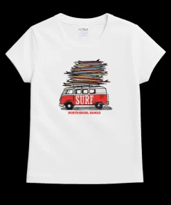 Volkswagen Surfmobile - White Short Sleeve Crewneck T-Shirt