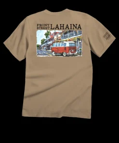 Volkswagen Van Lahaina - Kona Coffee Dyed Short Sleeve Crewneck T-Shirt
