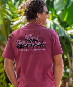 Wine Connoisseur - Wine Dyed Short Sleeve Crewneck T-Shirt