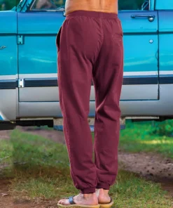 Wine Dyed Canton Pants