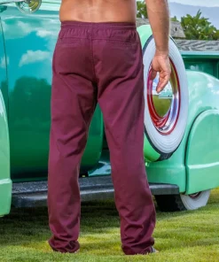 Wine Dyed Twill Pants
