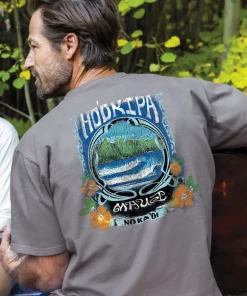 Woodcut Hookipa - Crater Dyed® Short Sleeve Crewneck T-Shirt