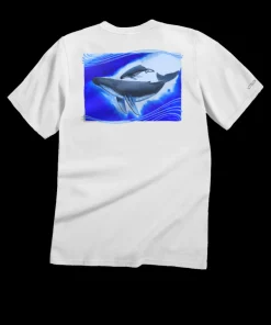 Wyland® Humpbacks - White Short Sleeve Crewneck T-Shirt