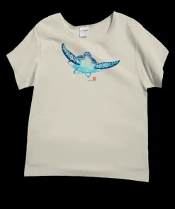 Wyland® Sea Turtle Brushed - Coconut Dyed Short Sleeve Scoop Neck T-Shirt